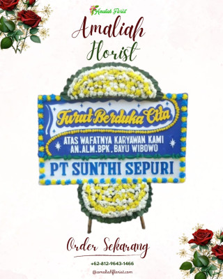 Papan Bunga Duka di Sahu Timur